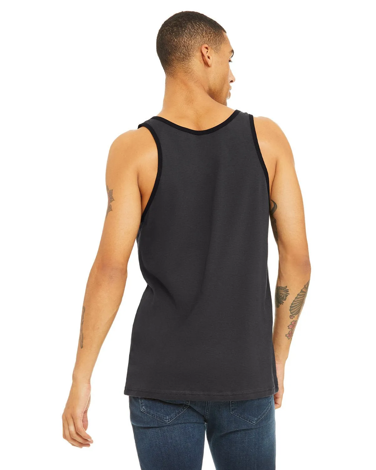 3480-Bella   Canvas-DARK GRY/ BLACK