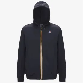 Arnel - Unisex Hooded Fleece Sweatshirt in Blue Depht