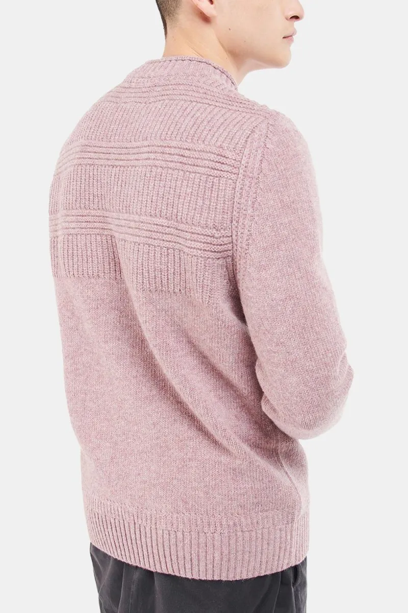 Barbour White Label Amherst Crew Sweatshirt (Pink Cinder)