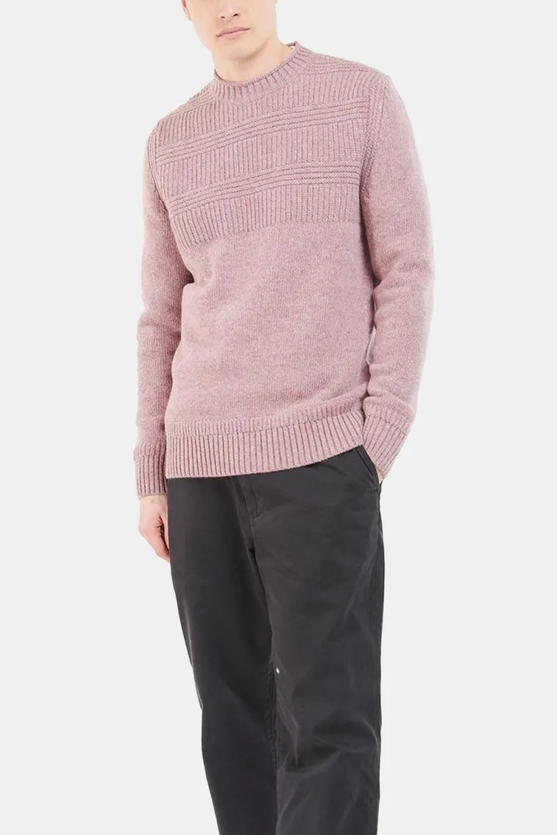 Barbour White Label Amherst Crew Sweatshirt (Pink Cinder)
