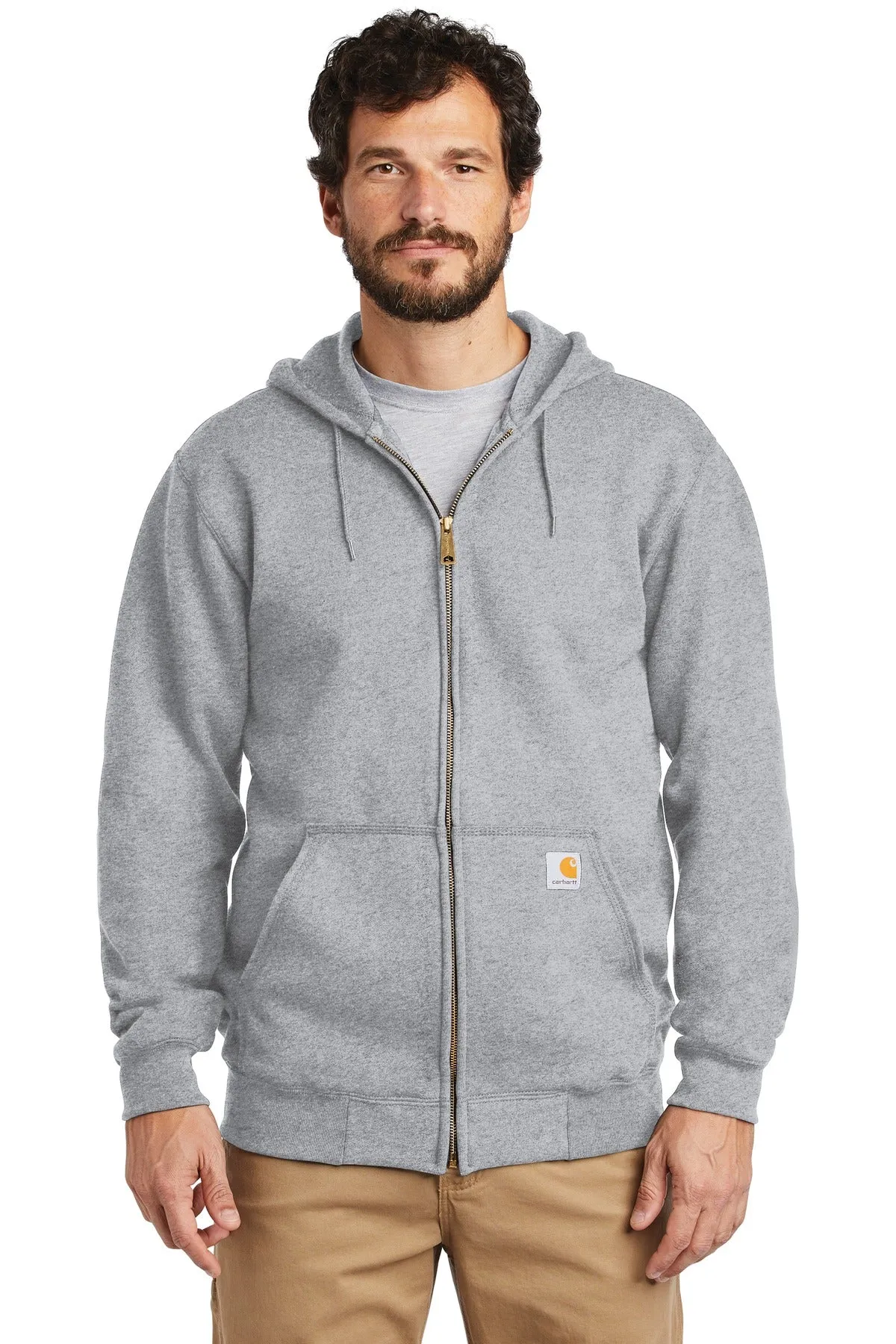 Carhartt Men's Midweight Hooded Zip-Front Sweatshirt CTK122