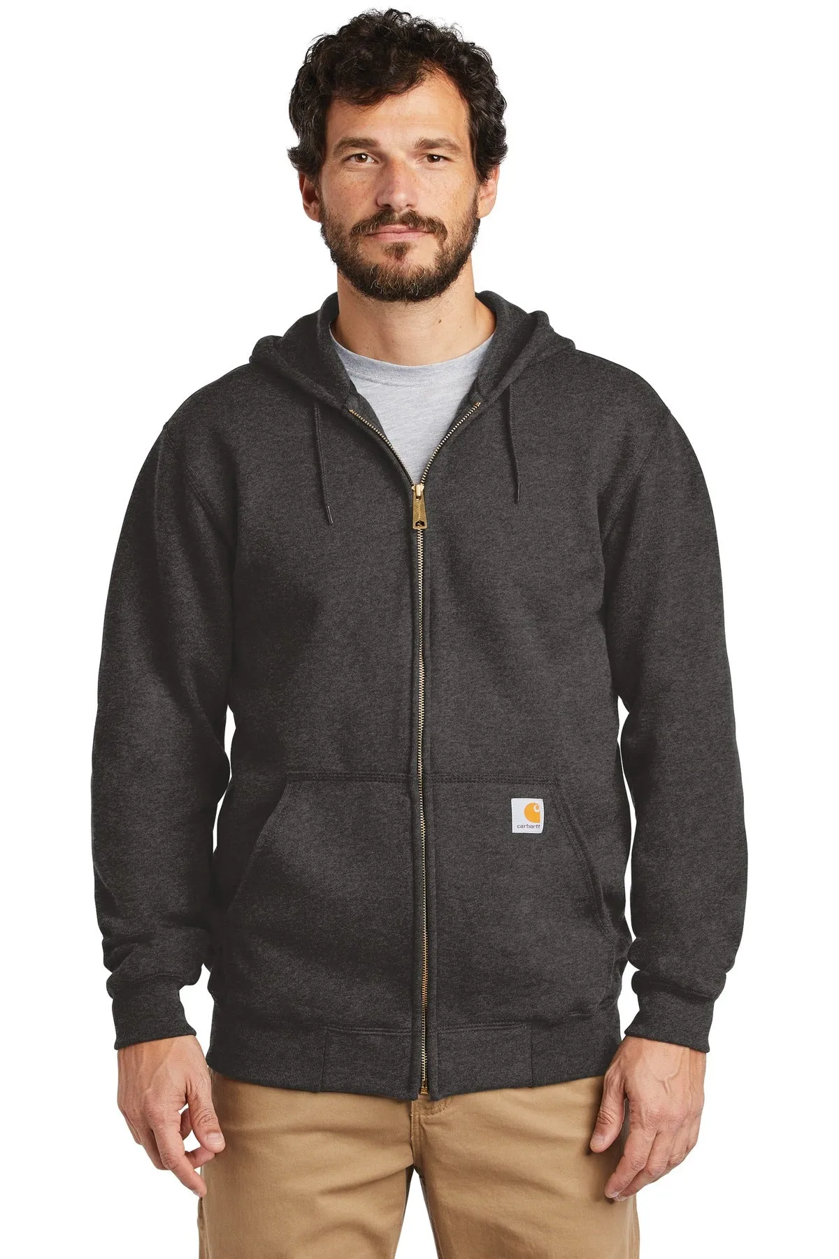 Carhartt Men's Midweight Hooded Zip-Front Sweatshirt CTK122