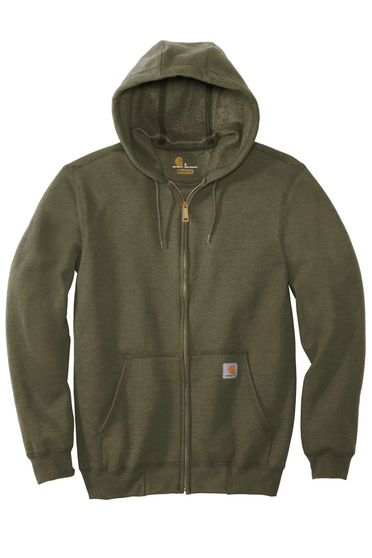 Carhartt Men's Midweight Hooded Zip-Front Sweatshirt CTK122