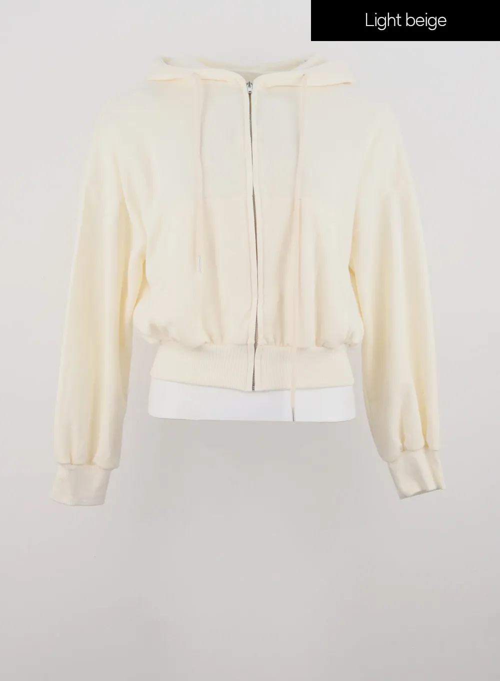 Crop Hooded Zip Up IS307