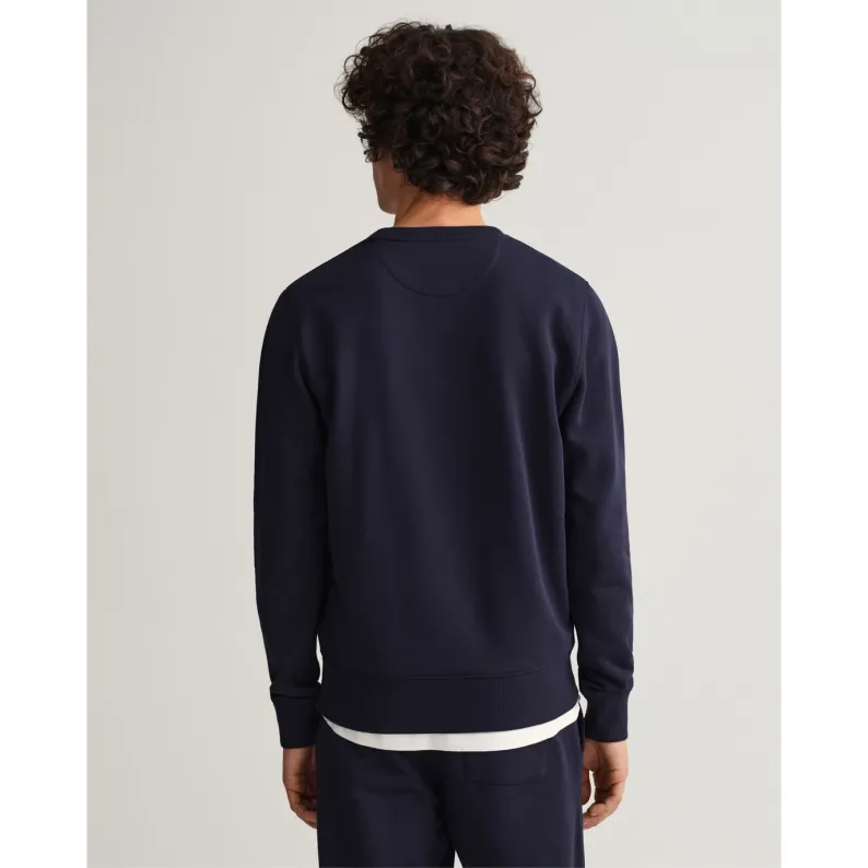 GANT Original Crew Neck Sweatshirt 2046072 Evening Blue