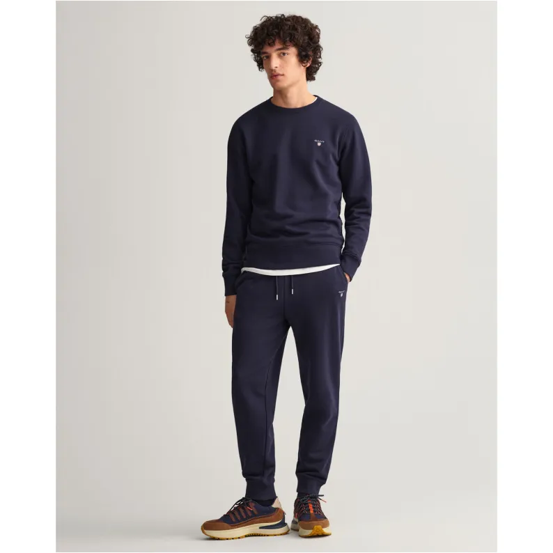 GANT Original Crew Neck Sweatshirt 2046072 Evening Blue