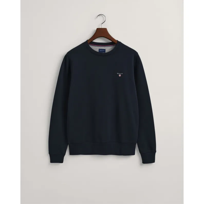 GANT Original Crew Neck Sweatshirt 2046072 Evening Blue