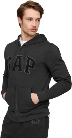 GAP Logo Heritage Hoodie Hooded Full Zip Sweatshirt