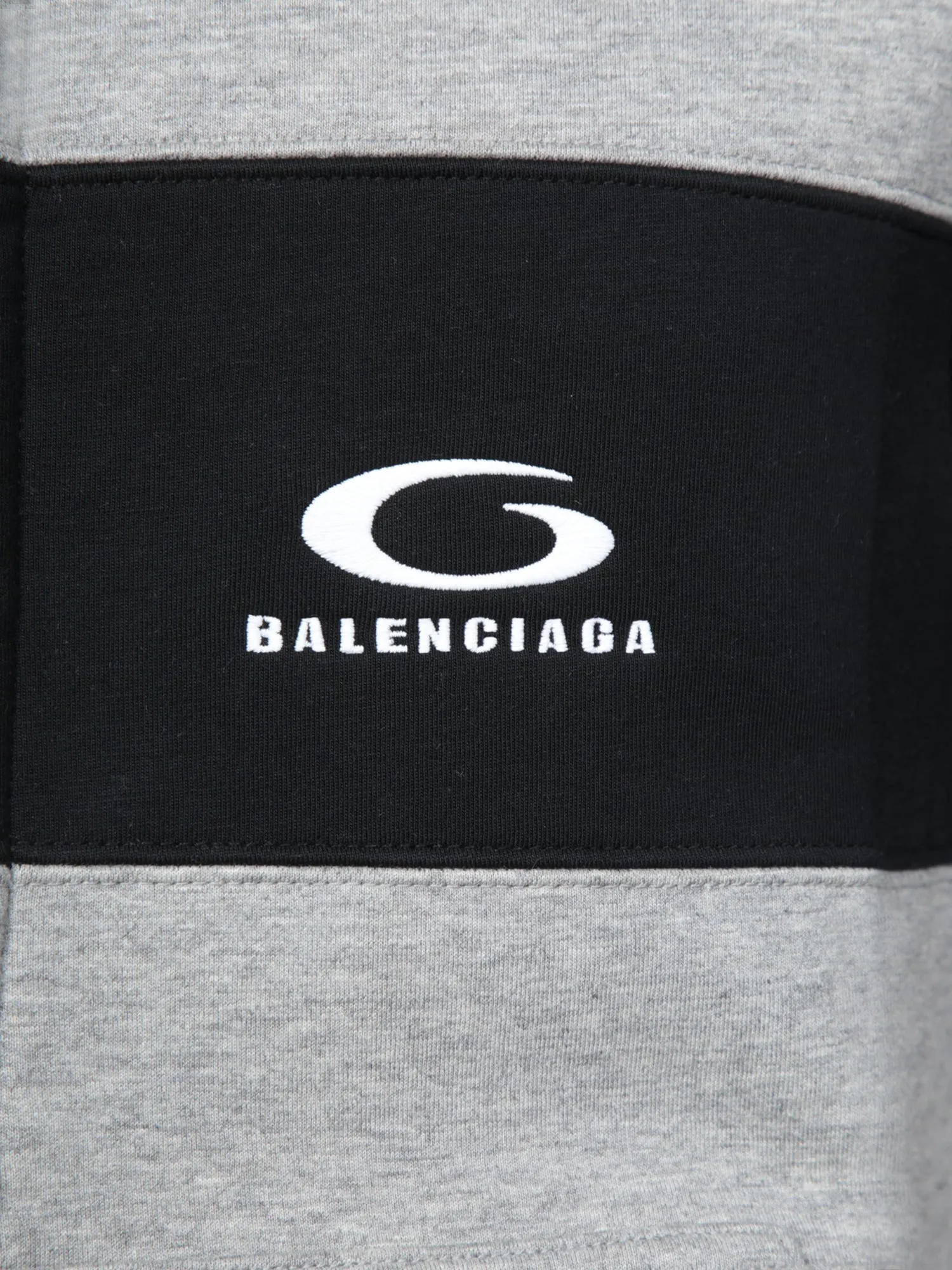Grey and Black Sporty Hoodie