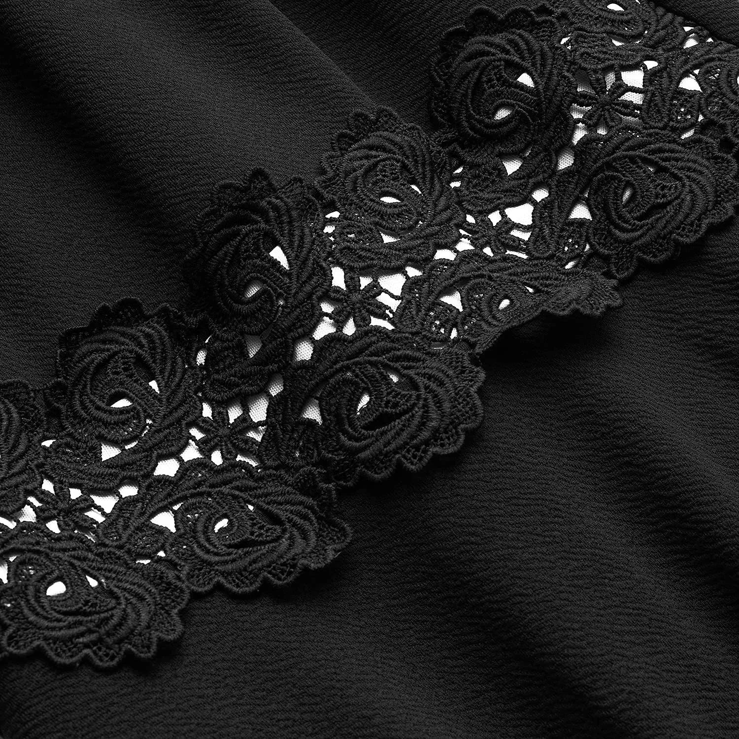 HOMEYEE Women's Cocktail A-Line Embroidery Casual Party Summer Wedding Guest Dress A079