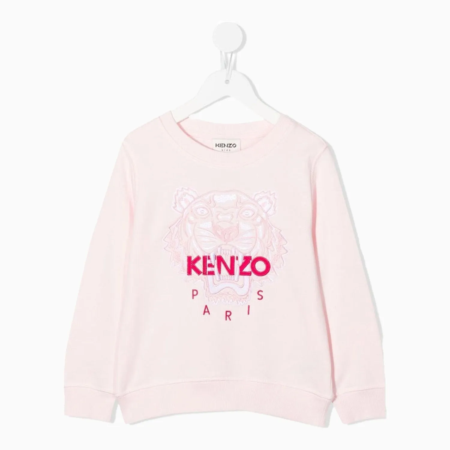 Kid's Tiger Embroidered Sweatshirt