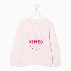 Kid's Tiger Embroidered Sweatshirt