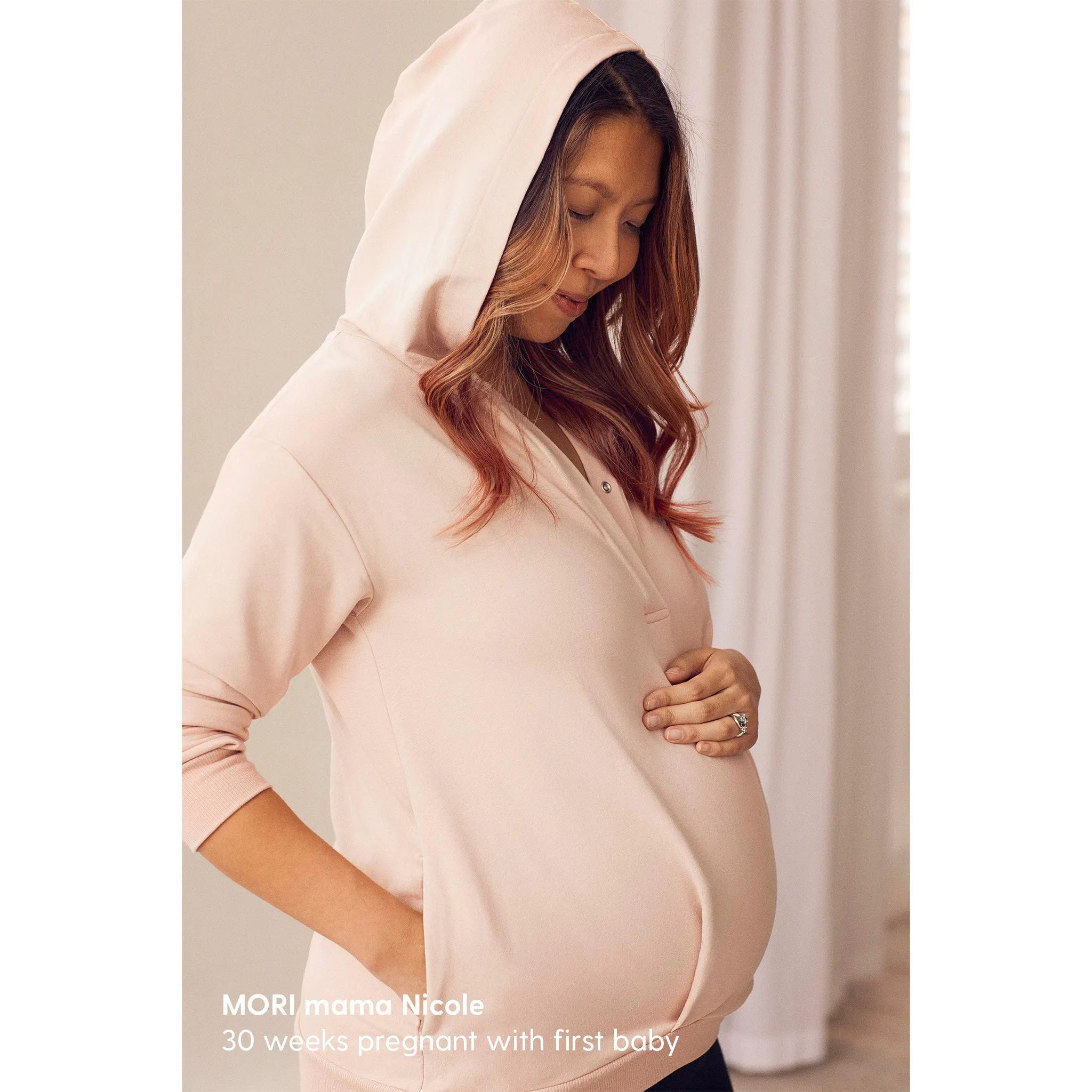 Maternity & Nursing Hooded Sweatshirt