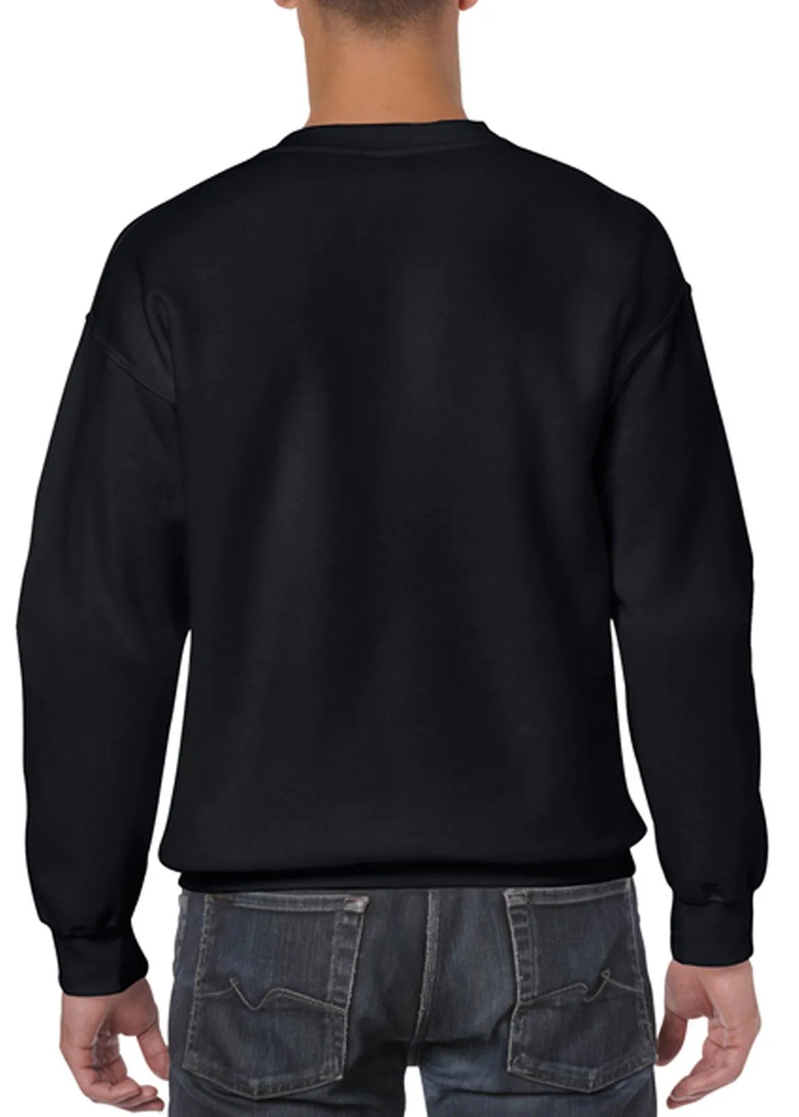 Mens Plain Pullover Sweatshirt