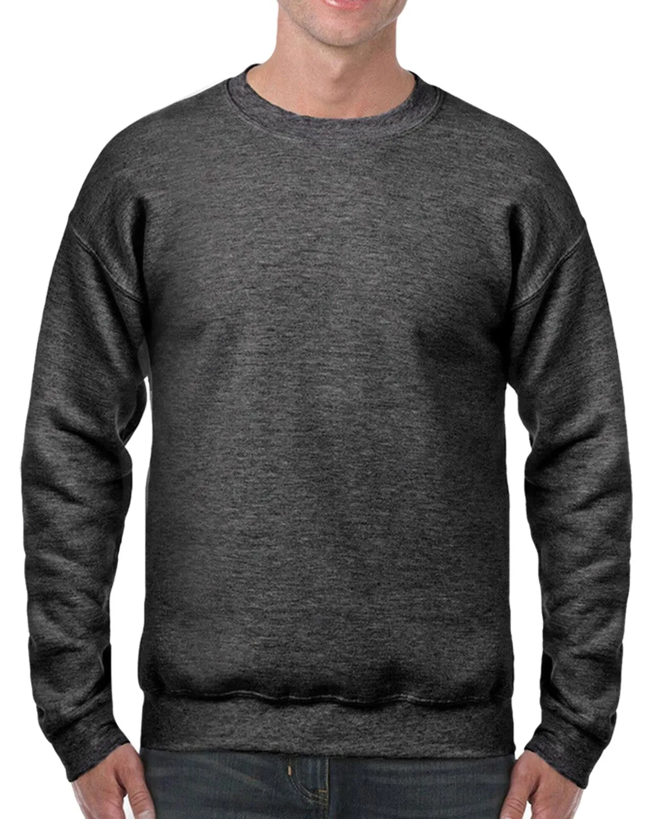 Mens Plain Pullover Sweatshirt