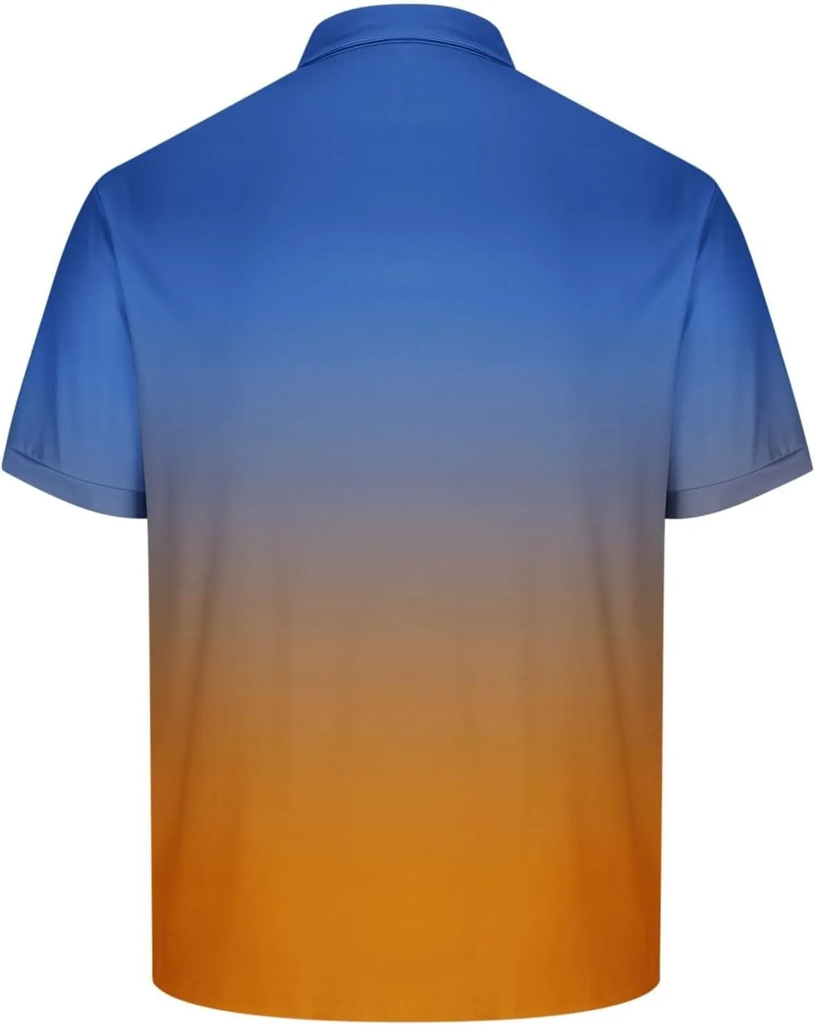Mens Polo Shirts Short Sleeve Pride Rainbow Stripe Shirt with 3 Buttons Summer Tees Business Work Tops T-Shirt Blouse