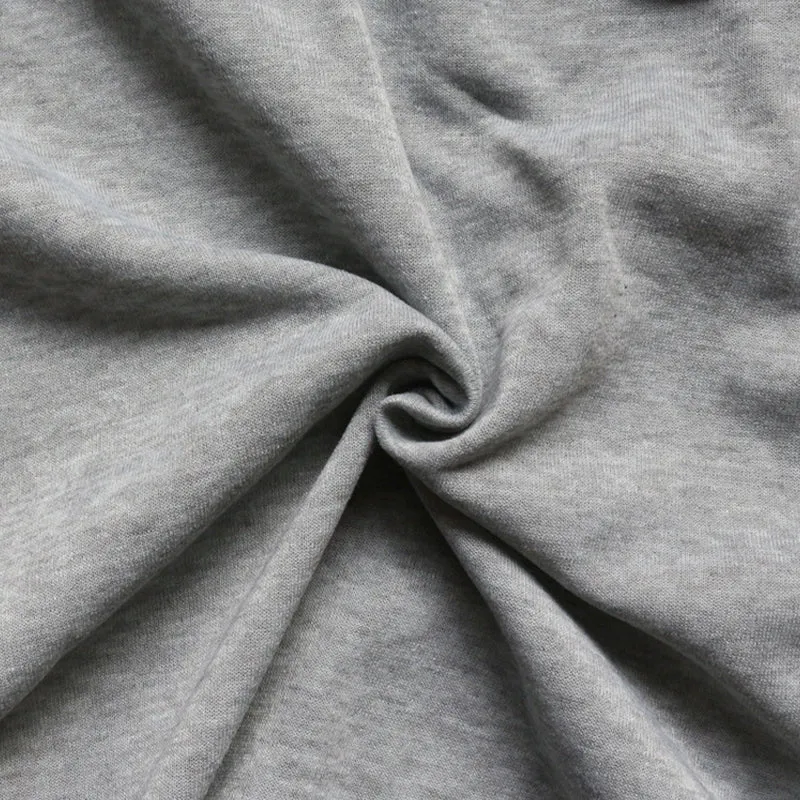 Mid-length slim-fit hooded sweatshirt