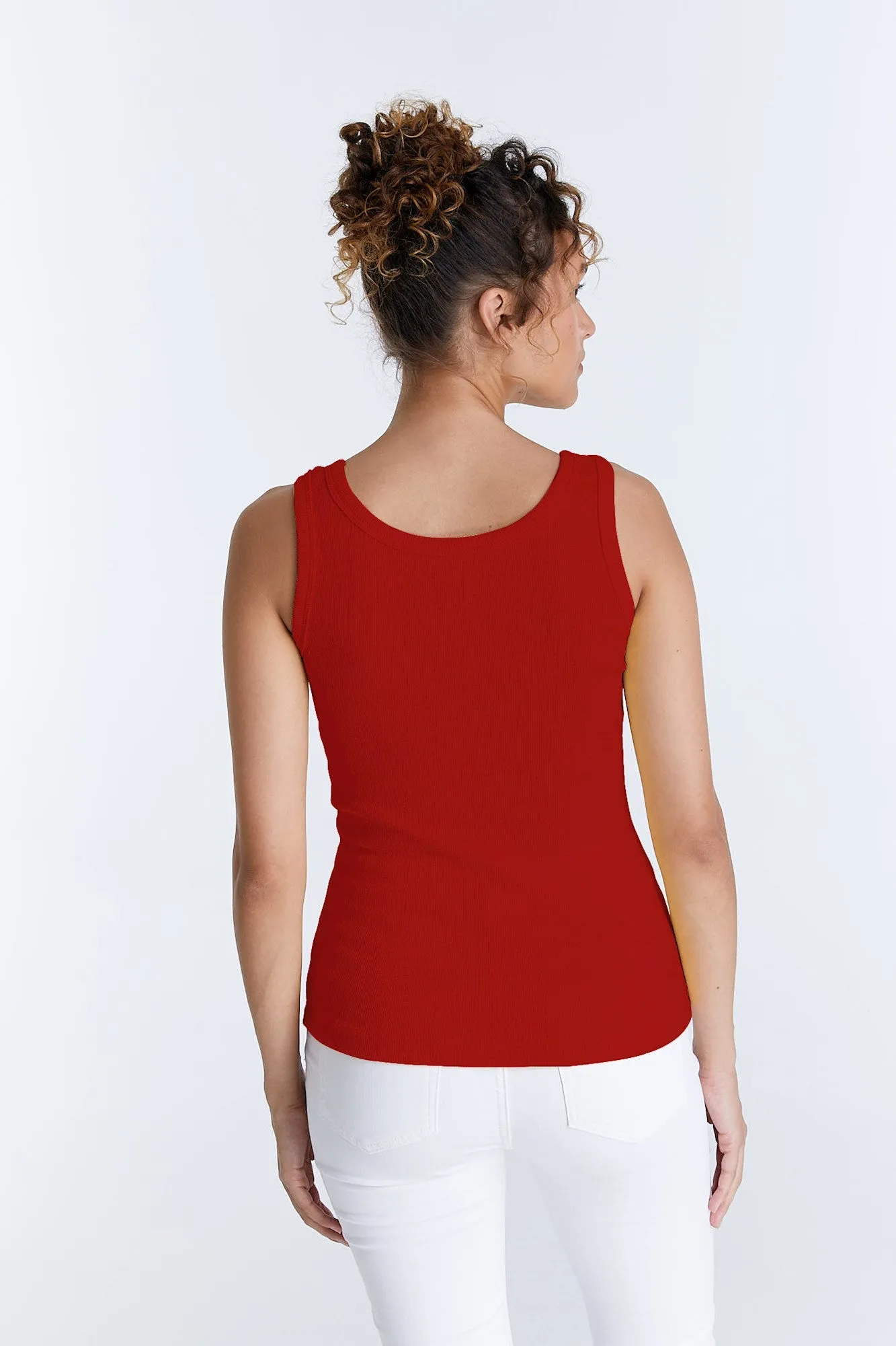 Olivia Crew Neck Tanktop Red