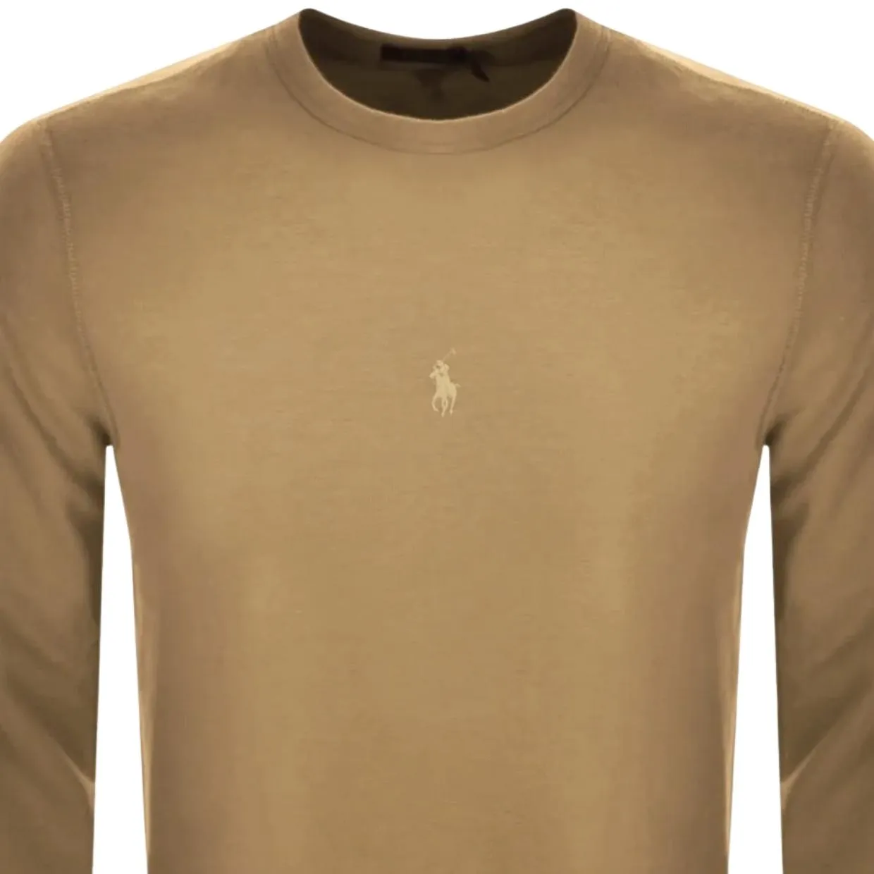 Ralph Lauren Khaki Logo Sweatshirt