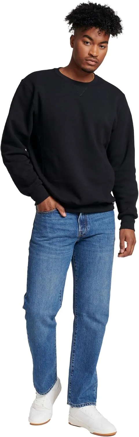 Russell Athletic Men's Dri-Power Fleece Sweatshirts, Moisture Wicking, Cotton Blend, Relaxed Fit, Sizes S-4x