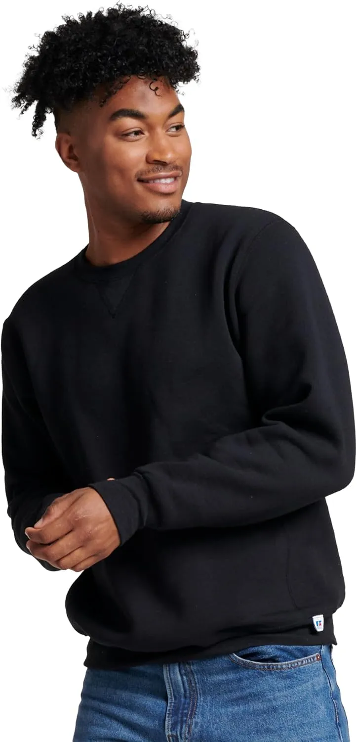 Russell Athletic Men's Dri-Power Fleece Sweatshirts, Moisture Wicking, Cotton Blend, Relaxed Fit, Sizes S-4x