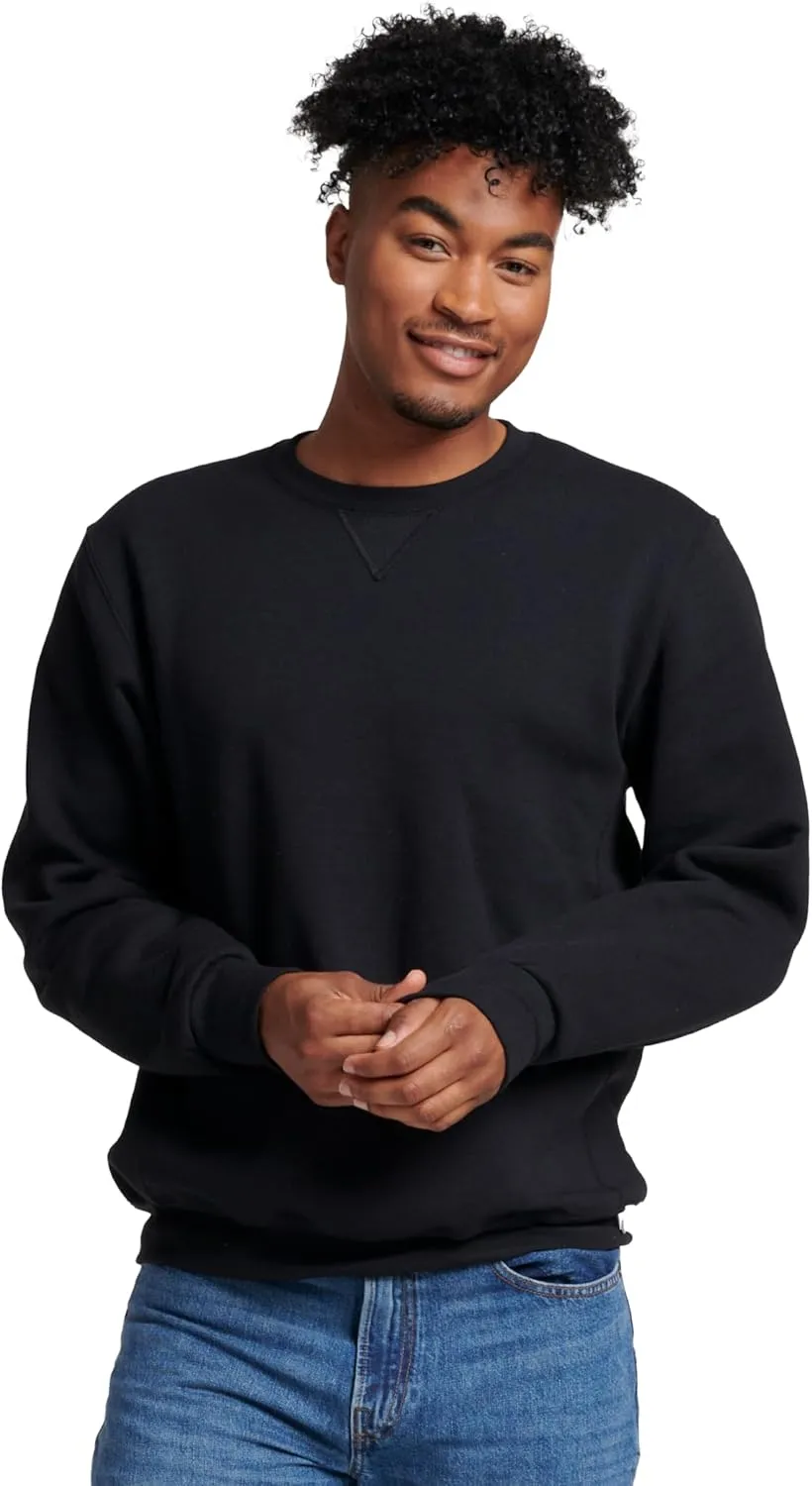 Russell Athletic Men's Dri-Power Fleece Sweatshirts, Moisture Wicking, Cotton Blend, Relaxed Fit, Sizes S-4x