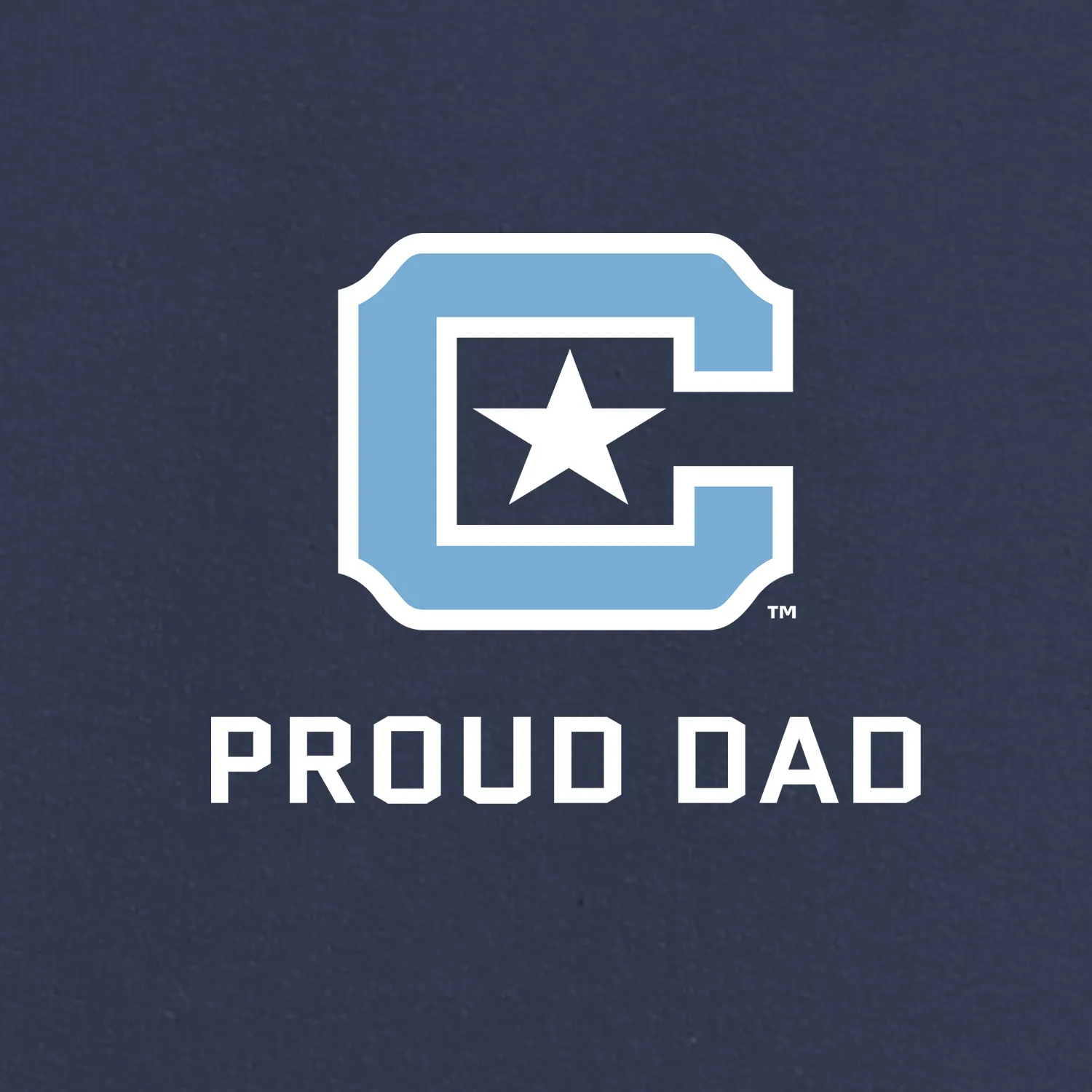 The Citadel Block C Star logo, Proud Dad,  Heavy Blend™ Hooded Sweatshirt