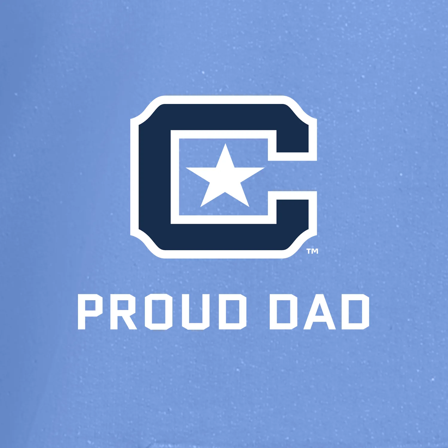 The Citadel Block C Star logo, Proud Dad,  Heavy Blend™ Hooded Sweatshirt
