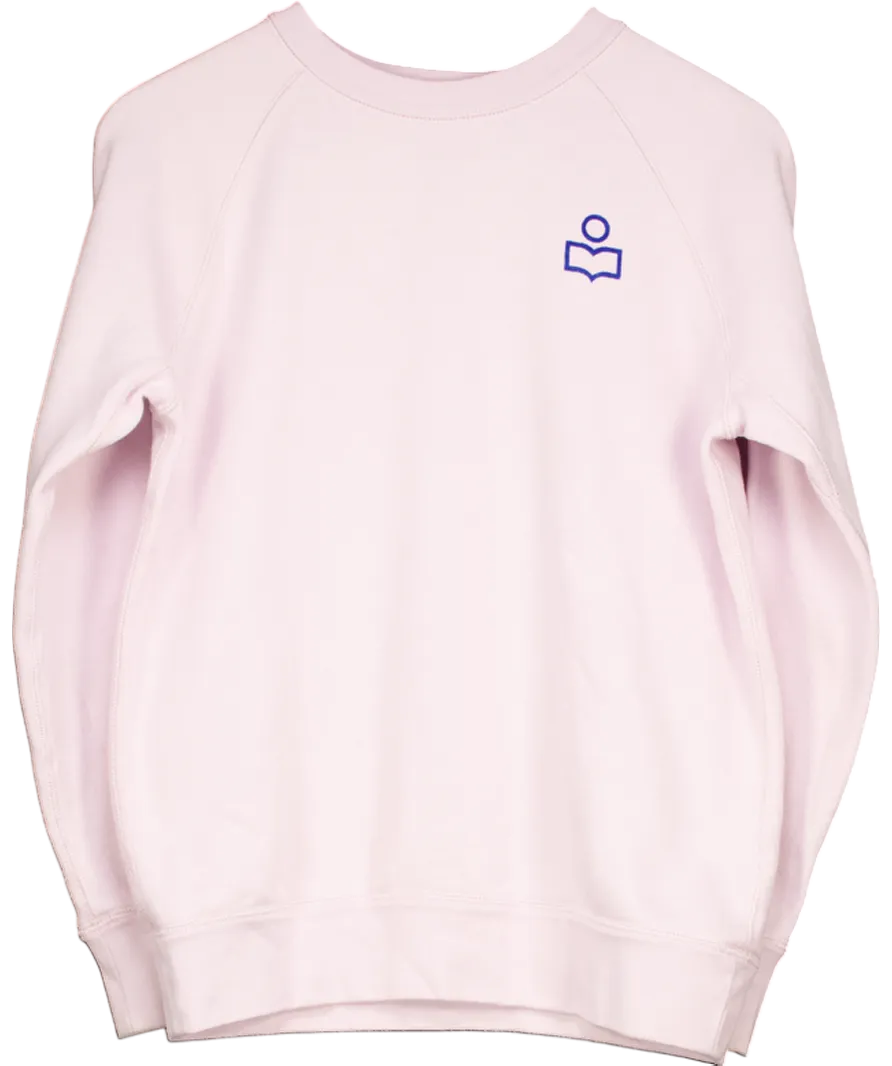 Étoile Isabel Marant Pink Logo Sweatshirt UK 12