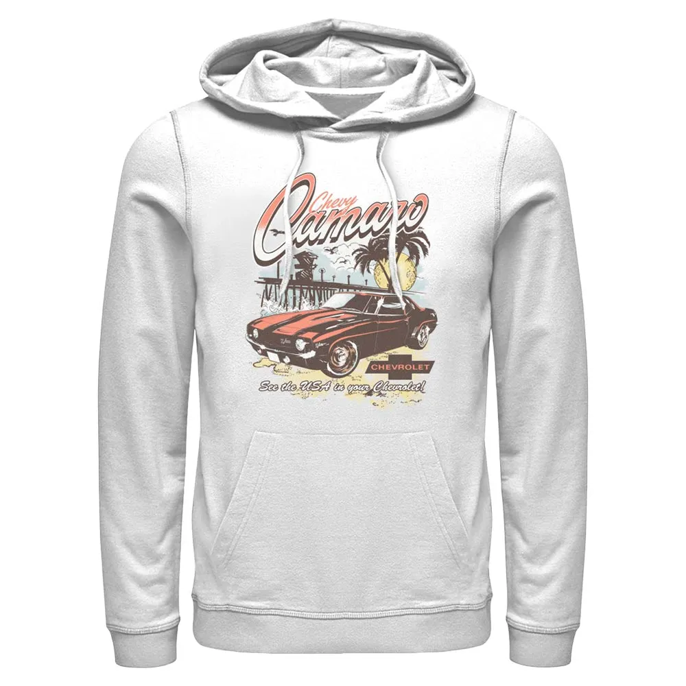 Vintage Camaro See The USA Men's Hooded Sweatshirt / Hoodie