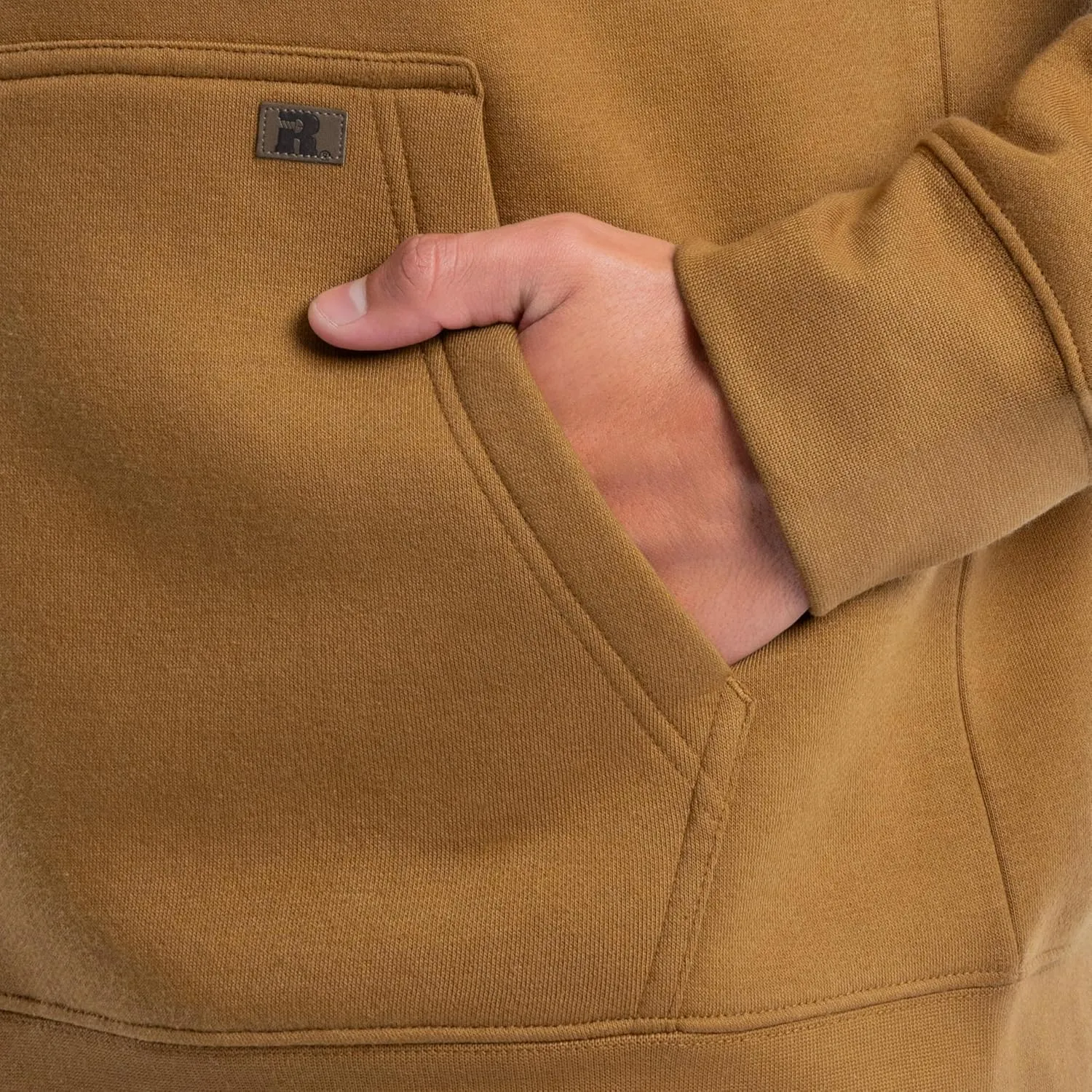 Wrangler Men's Full Zip Hooded Sweatshirt with Front Pouch Pocket