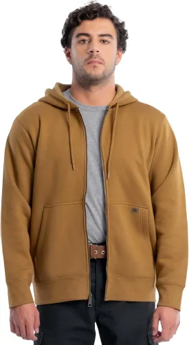 Wrangler Men's Full Zip Hooded Sweatshirt with Front Pouch Pocket